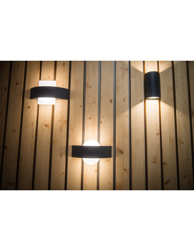 KINKIET ZEWNĘTRZNY ENDURA STYLE SHIELD SQ 11W 3000K 410LM DARK GRAY 