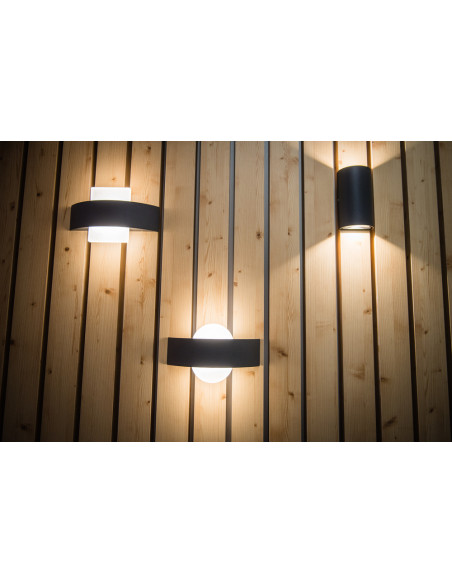 KINKIET ZEWNĘTRZNY ENDURA STYLE SHIELD SQ 11W 3000K 410LM DARK GRAY 