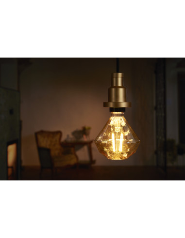 ŻARÓWKA LED 1906 VINTAGE LED DIAMOND GOLD 4W/825 FIL 420LM E27 