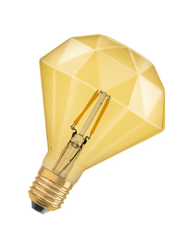 ŻARÓWKA LED 1906 VINTAGE LED DIAMOND GOLD 4W/825 FIL 420LM E27 