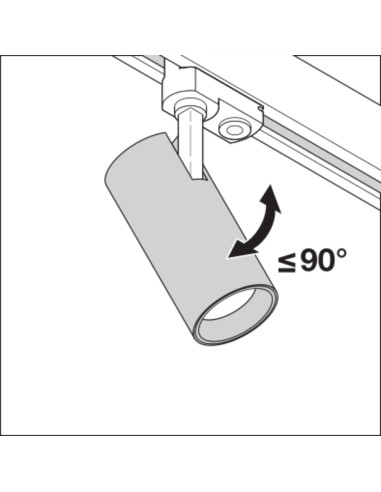 OPRAWA TRACK SP D75 25W 4000K 90RA NFL BK 