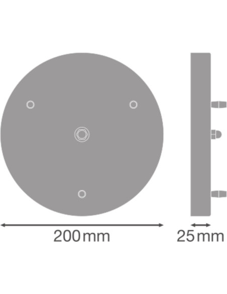 ZAWIESIE 1906 ALU PENDULUM 3X CANOPY BLACK  