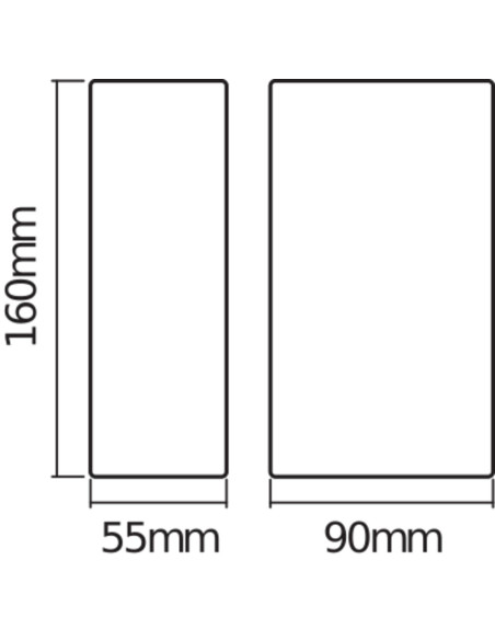 KINKIET ZEWNĘTRZNY ENDURA STYLE UPDOWN 12W 3000K 700LM IP44 WHITE  