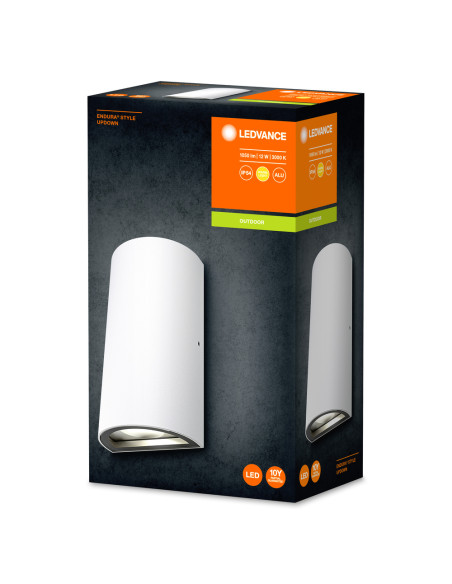 KINKIET ZEWNĘTRZNY ENDURA STYLE UPDOWN 12W 3000K 700LM IP44 WHITE  