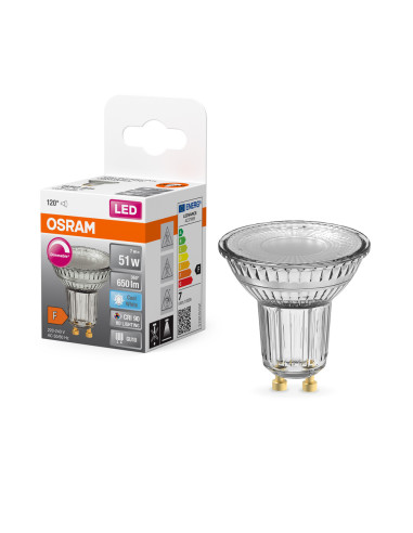 ŻARÓWKA LED SUPERSTAR PAR16 80 120° DIM 7W 4000K neutralna biała CRI90 GU10 650LM 
