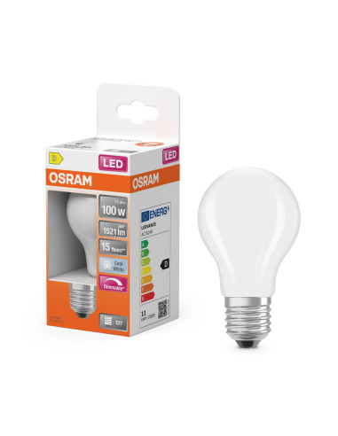 ŻARÓWKA LED SUPERSTAR RF CLA100 DIM 11W 4000K neutralna biała  1521LM FIL GL FR E27 