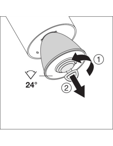 OPRAWA TRACK SP D75 25W 3000K 90RA NFL BK 