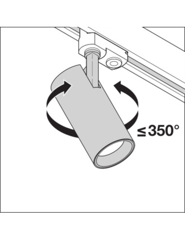 OPRAWA TRACK SP D75 25W 3000K 90RA NFL BK 