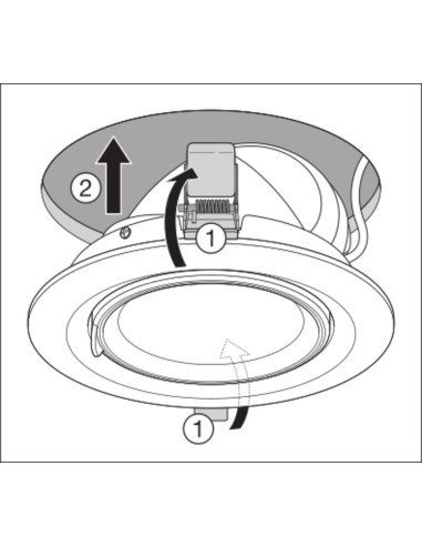 OPRAWA SPOT VARIO DN170 35W/4000K 24DEG WT 