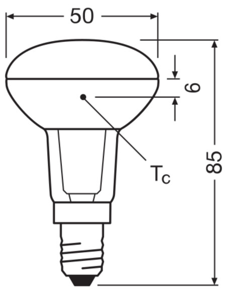 ŻARÓWKA LED STAR R50 25 36° 1,6W 2700K ciepła biała  110LM E14 GLASS 