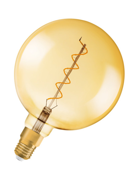ŻARÓWKA LED 1906 VINTAGE LED GOLD GLOB200 DIM 5W/2000K 300LM E27 