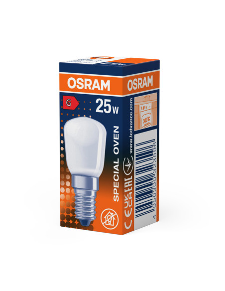 ŻARÓWKA DO PIEKARNIKA SPECIAL OVEN T26/57 FR 25W 300ST E14 