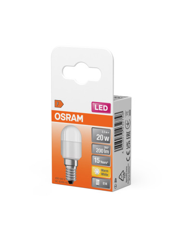 ŻARÓWKA LED SPECIAL T26 20 2,3W 2700K ciepła biała  200LM 230V FR E14 