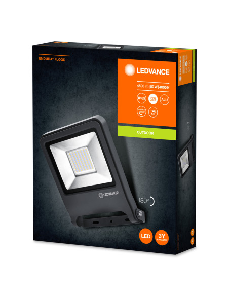NAŚWIETLACZ ENDURA FLOOD 50W 4000K neutralna biała  4500LM DG 