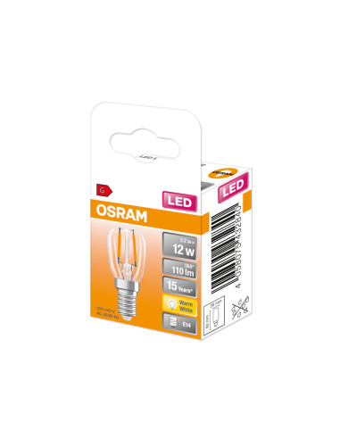 ŻARÓWKA LED STAR T26 10 2,2W 2700K ciepła biała  110LM 230V FIL E14 