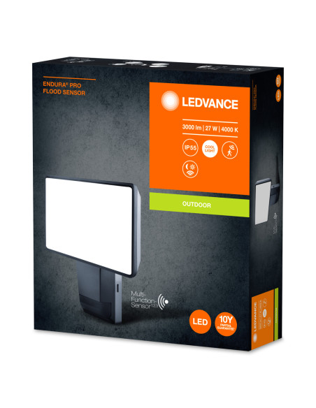 NAŚWIETLACZ ENDURA PRO FLOOD SENSOR 27W 4000K neutralna biała  DG IP55 