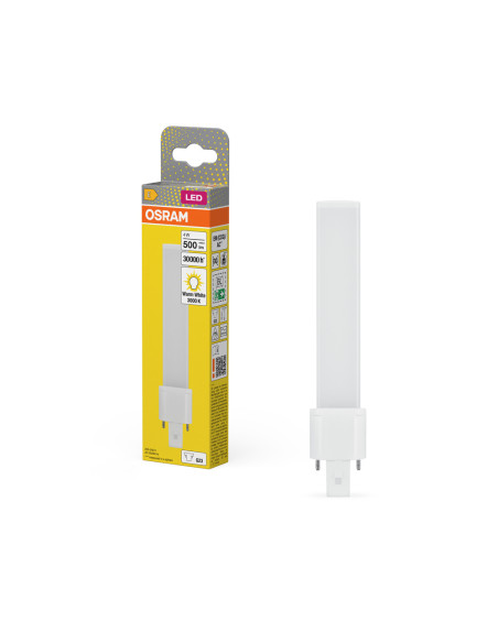 ŚWIETLÓWKA LED DULUX S 9LED 4,5W 3000K ciepła biała  230V EM G23 450LM 