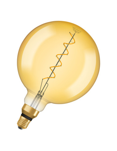 ŻARÓWKA LED 1906 VINTAGE LED GOLD GLOB200 5W/2000K 300LM E27 