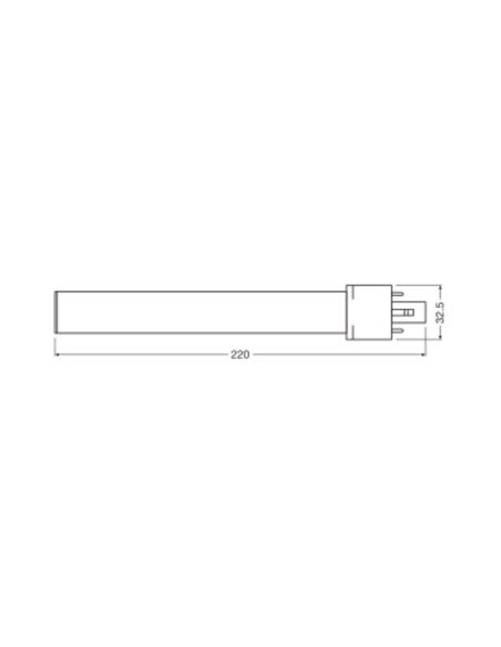 ŚWIETLÓWKA LED DULUX S 11LED 6W 4000K neutralna biała  230V EM G23 700LM 