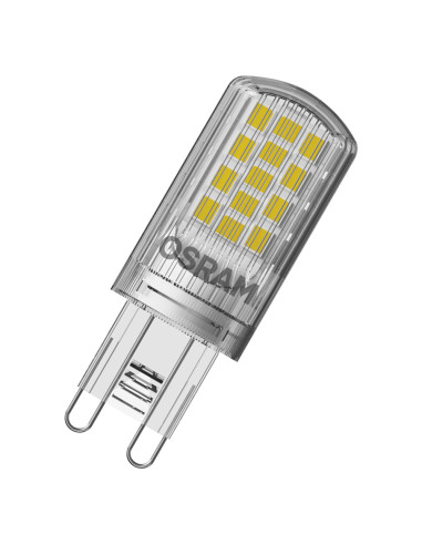 ŻARÓWKA LED SUPERSTAR LED PIN40 DIM CL 4,4W 2700K ciepła biała  470LM 230V G9 