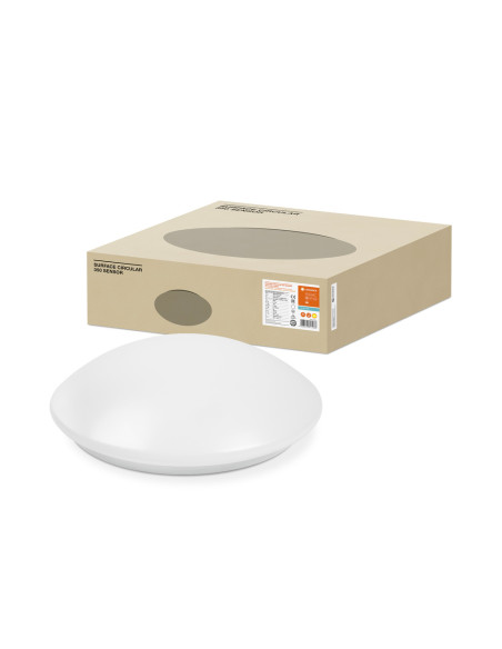 PLAFON SF CIRCULAR 350 18W/3000K SENSOR 1440LM IP44 