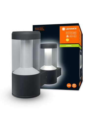 KINKIET ZEWNĘTRZNY ENDURA STYLE LANTERN MODERN 12W DARK GRAY 