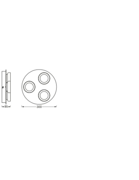 OPRAWA SMART WIFI ORBIS WALL ROUND 300 IP44 18W 1800LM 3000K...6500K TW CR ŁAZIENKOWA 