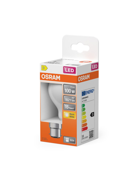 ŻARÓWKA LED STAR RF CLA100 10W 2700K ciepła biała  1521LM 230V GL FR B22D 