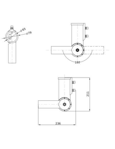 OPRAWA ULICZNA ECO AREA 48/60 ADJUST ANGLE ADAPTER GR 