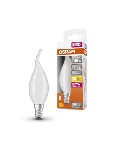 ŻARÓWKA LED RF CLBA40 DIM 5W 2700K ciepła biała E14 GL FR 470LM 