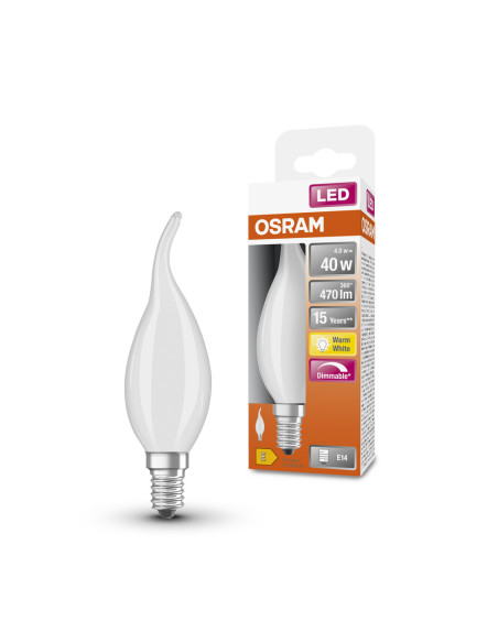 ŻARÓWKA LED RF CLBA40 DIM 5W 2700K ciepła biała E14 GL FR 470LM 