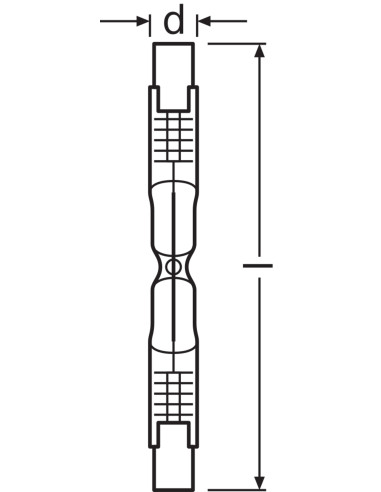 ŻARÓWKA HALOGENOWA 64684 ECO 48W 75MM HALOLINE ZARNIK R7S 