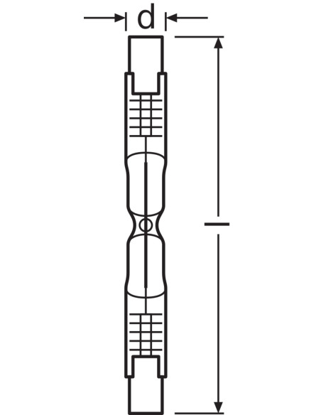 ŻARÓWKA HALOGENOWA 64684 ECO 48W 75MM HALOLINE ZARNIK R7S 