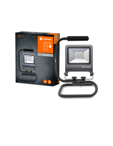 NAŚWIETLACZ LED WORKLIGHT 30W 4000K neutralna biała  2700LM S-STAND PRZENOŚNY 