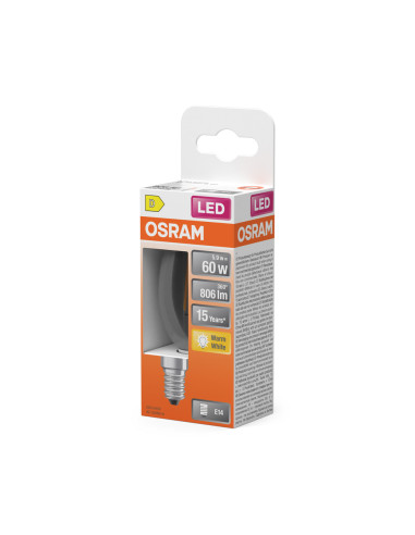 ŻARÓWKA LED STAR RF CLB60 6,5W 2700K ciepła biała E14 FIL 806LM 
