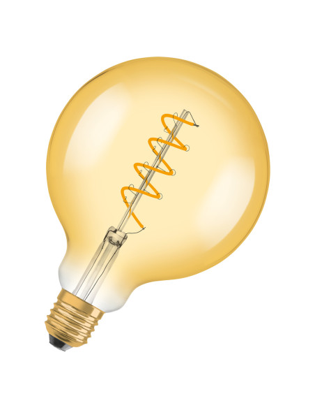 ŻARÓWKA LED 1906 VINTAGE LED GLOBE GOLD SPIRAL 4.5W/820 FIL E27 