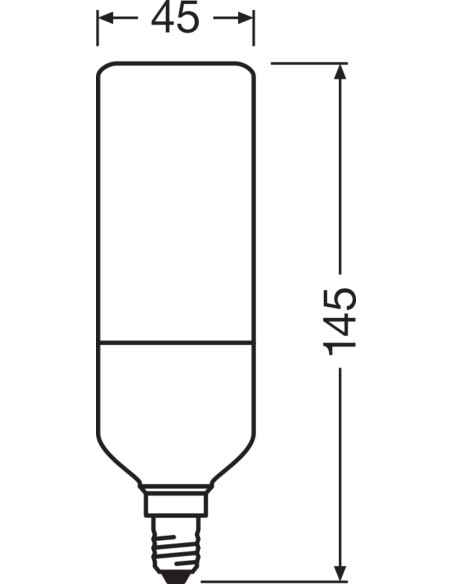 ŻARÓWKA LED STICK FLAME 0,5W/515 10LM 1500K E14 