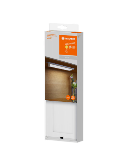 CABINET PANEL LED 30X10 10W 3000K TWO LIGHT 