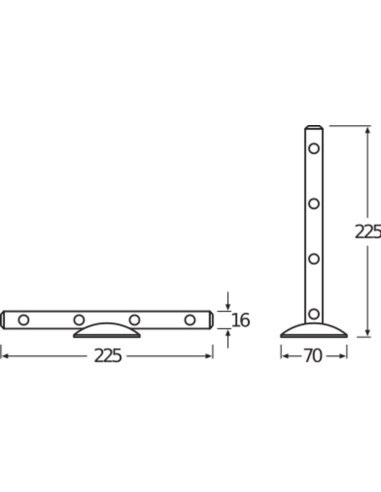 PRZENOŚNA LAMPKA OBROTOWA 80189 LEDSTIXX SILVER 0,6W 6200K 