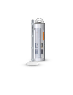 PRZENOŚNA LAMPKA OBROTOWA 80189 LEDSTIXX SILVER 0,6W 6200K 