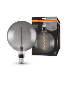 ŻARÓWKA LED 1906 VINTAGE LED SMOKE GLOB200 5W/1800K 110LM E27 