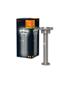 SŁUPEK OGRODOWY SOLAR ENDURA STYLE 2CIRCLE 40CM SENSOR 6W 400LM