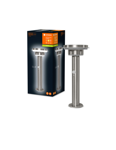 SŁUPEK OGRODOWY SOLAR ENDURA STYLE 2CIRCLE 40CM SENSOR 6W 400LM