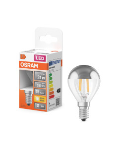 ŻARÓWKA LED STAR RF CLP34 MIRROR SILVER 4W 2700K ciepła biała  E14 FIL 380LM 