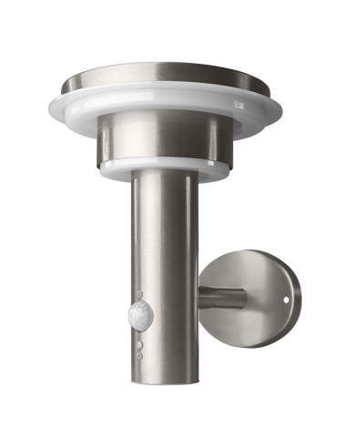 KINKIET ZEWNĘTRZNY SOLAR ENDURA STYLE 2CIRCLE WALL SENSOR 6W 400LM STALOWY 