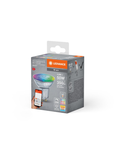 ŻARÓWKA LED SMART+ WIFI PAR16 RGBW 5W 350LM GU10 