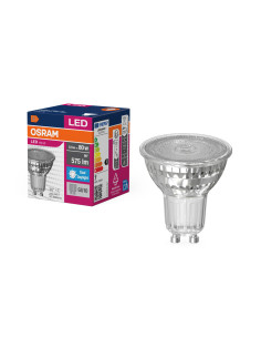 ŻARÓWKA LED VALUE PAR16 80 6,9W 6500K zimna biała  575LM 36° GU10 GLASS 