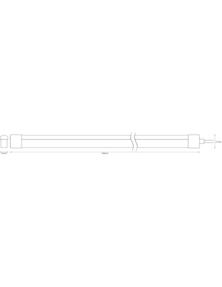 TAŚMA SMART WIFI NEON FLEX 3M 15W 520LM RGBTW IP44 PASEK 