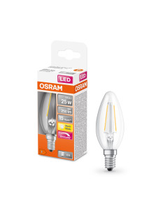 ŻARÓWKA LED SUPERSTAR RF CLB25 DIM 2,8W 2700K ciepła biała E14 FIL 250LM 