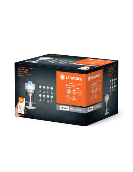 OPRAWA SMART WIFI GARDEN DOT RGB 9P 350LM 